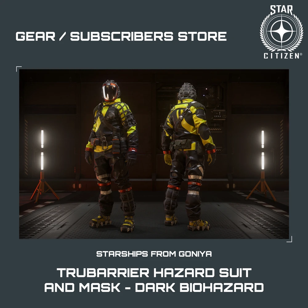 TruBarrier Hazard Suit and Mask - Dark Biohazard