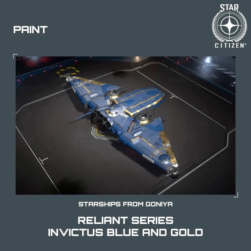 Reliant Series - Invictus Blue and Gold
