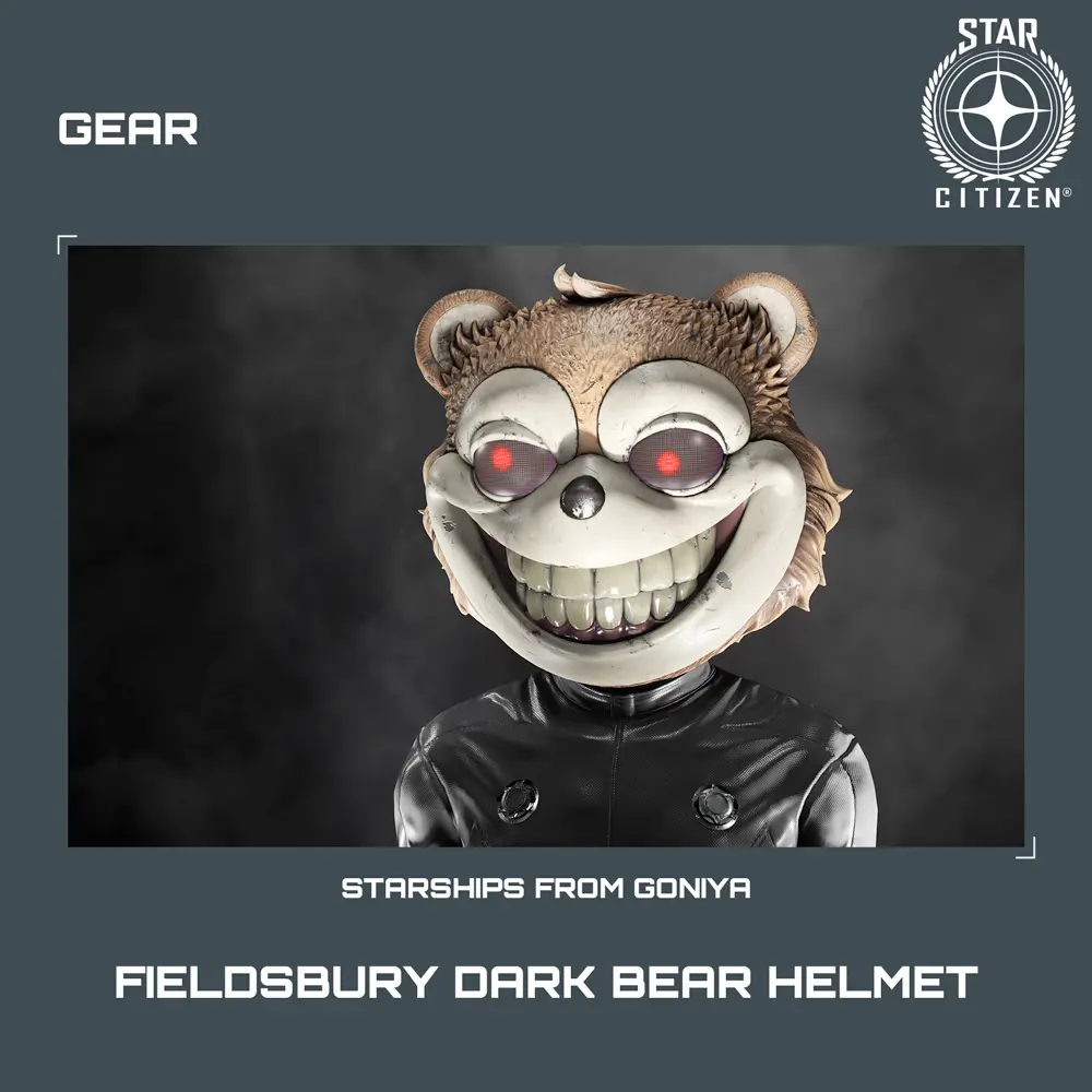 Fieldsbury Dark Bear Helmet