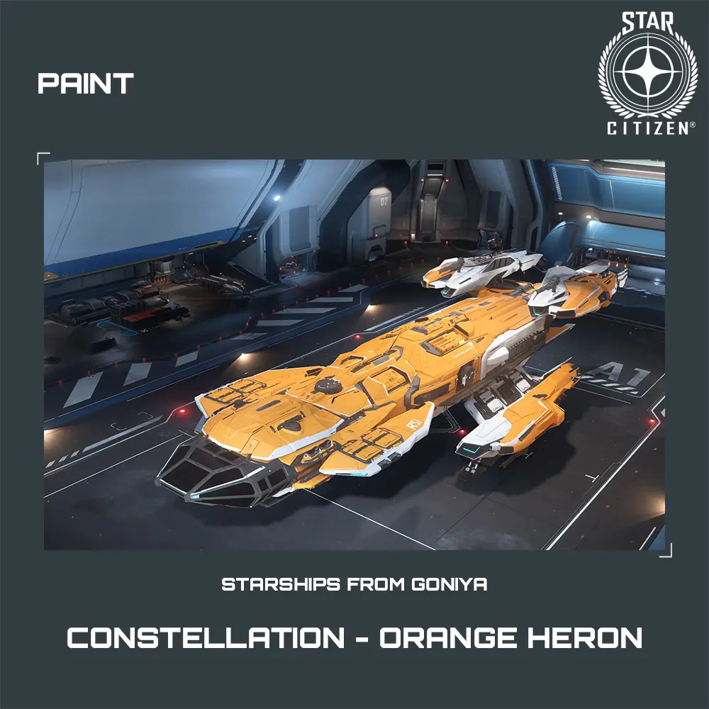 Constellation - Orange Heron