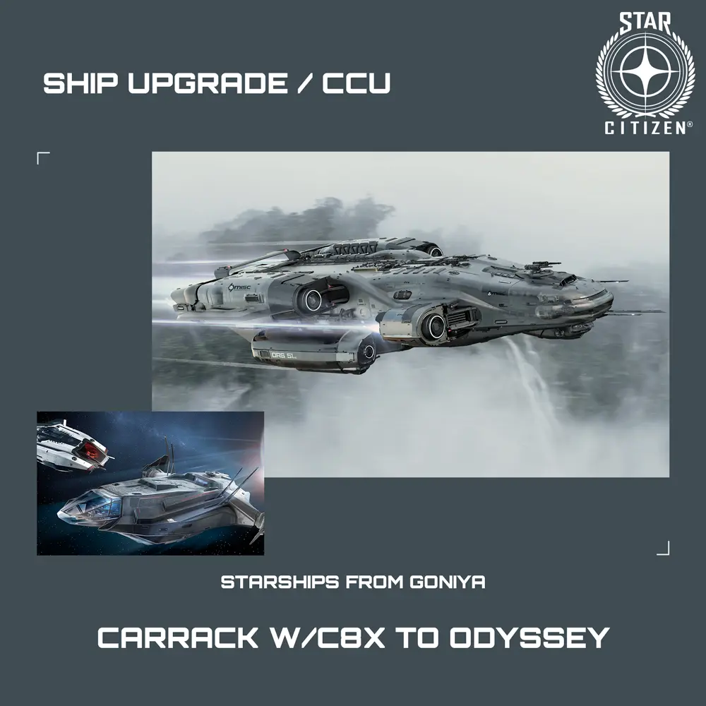 Carrack W/C8X to Odyssey
