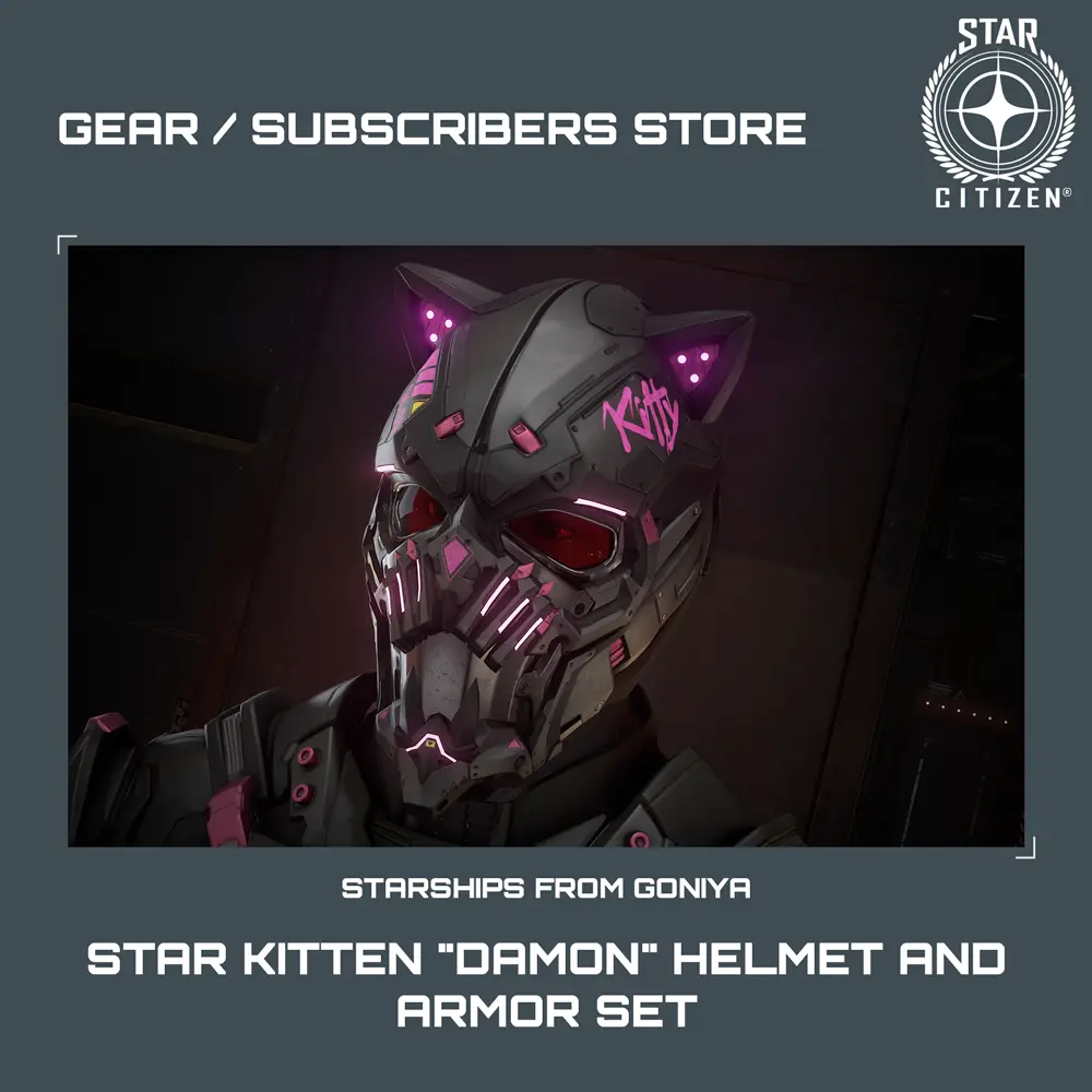 Star Kitten "Damon" Helmet and Armor Set