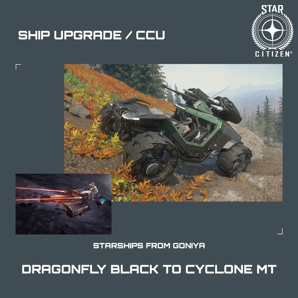 Dragonfly Black to Cyclone MT