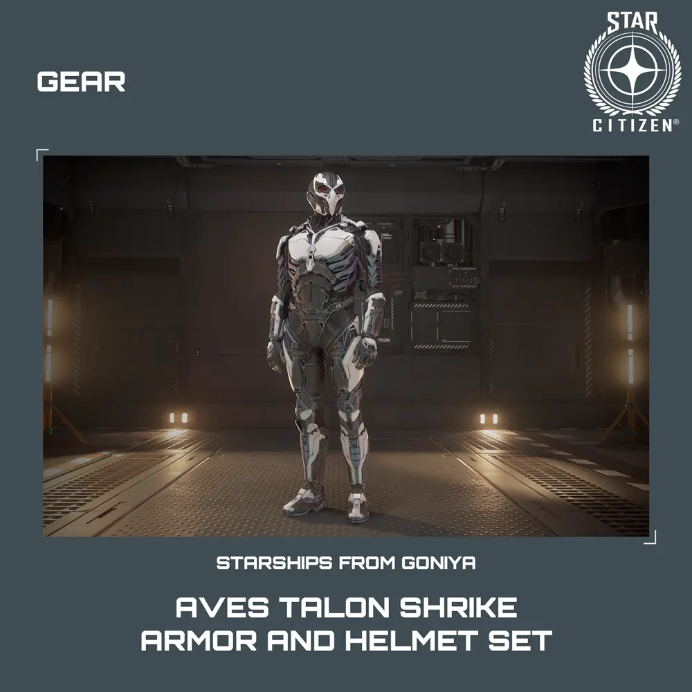 Aves Talon Shrike Armor and Helmet Set