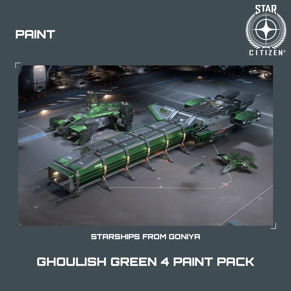 Ghoulish Green 4 Paint Pack