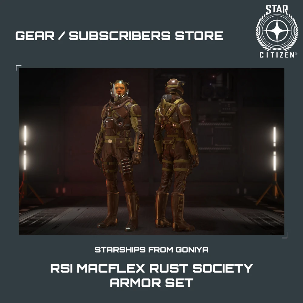 RSI MacFlex Rust Society Armor Set