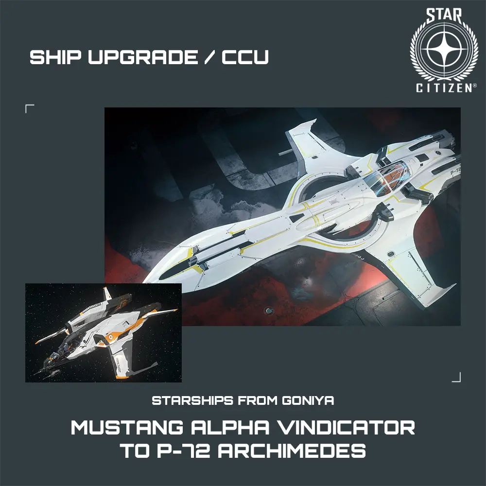 Mustang Alpha Vindicator to P-72 Archimedes