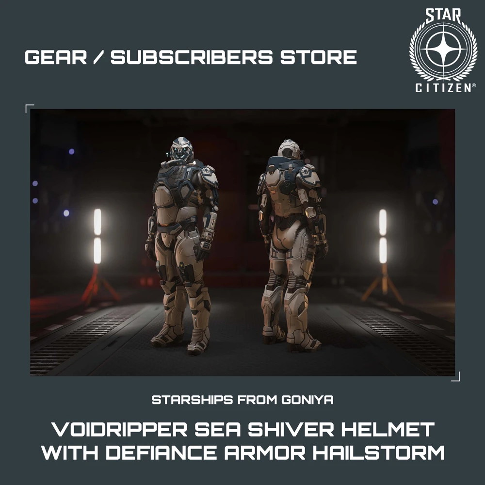 Voidripper Sea Shiver Helmet with Defiance Armor Hailstorm