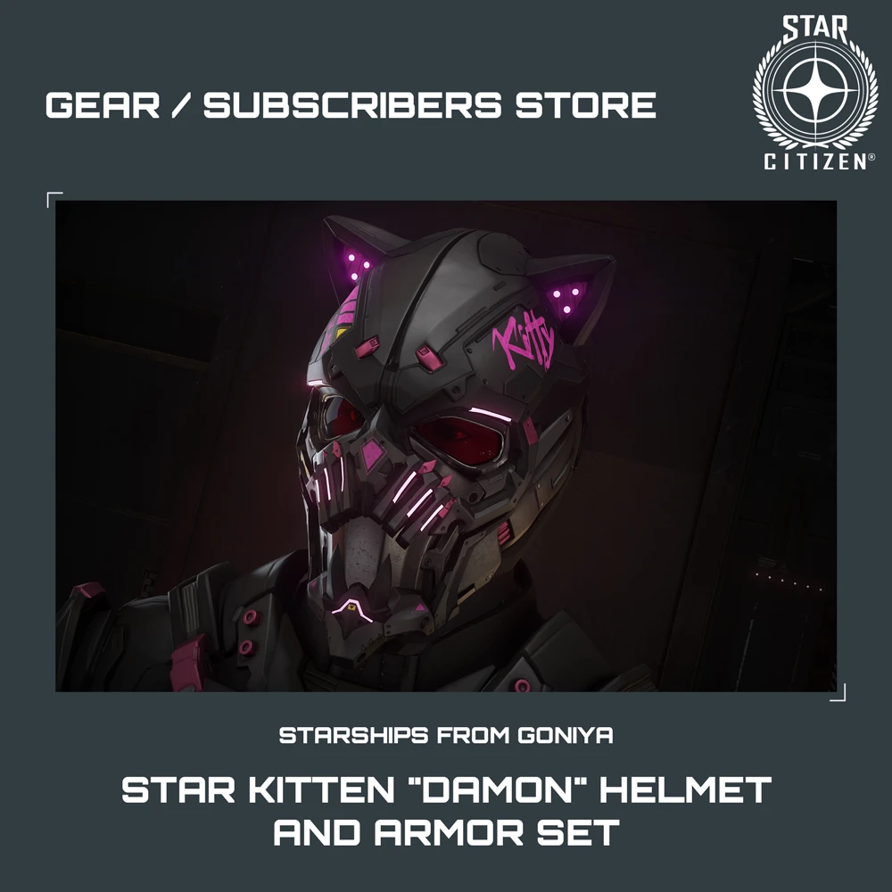 Star Kitten "Damon" Helmet and Armor Set