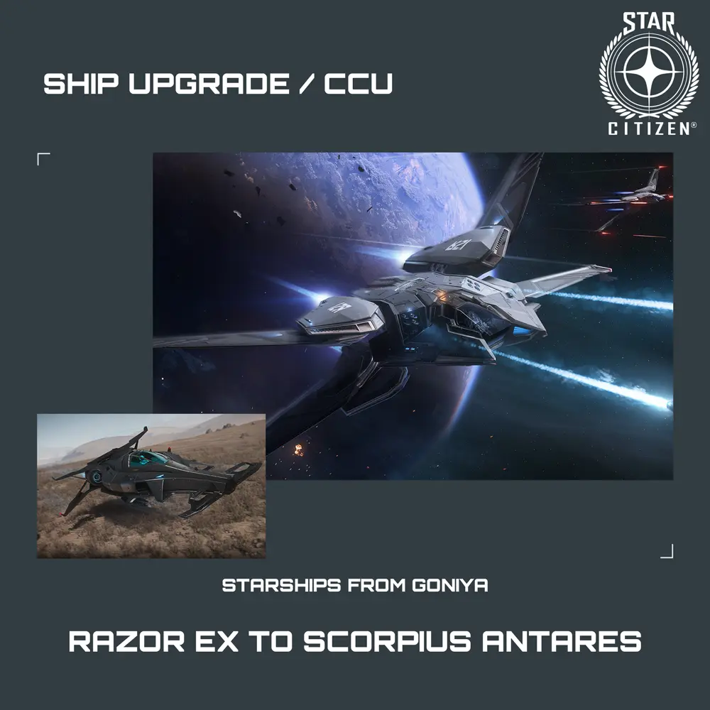 Razor EX to Scorpius Antares
