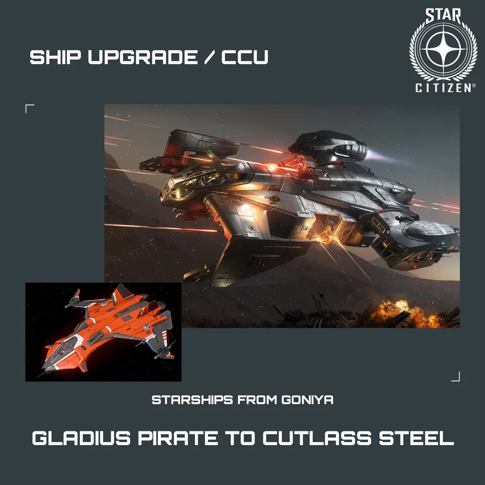 Gladius Pirate to Cutlass Steel