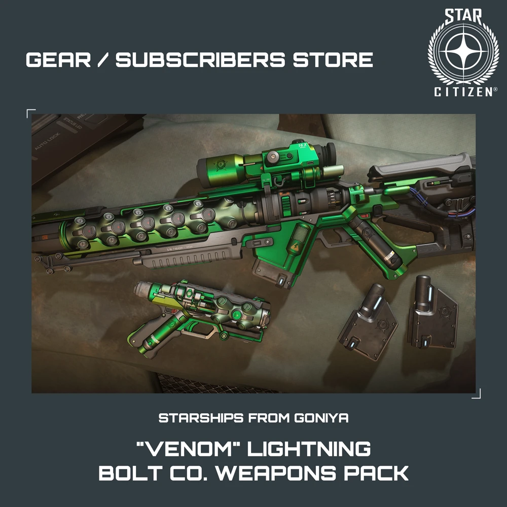 "Venom" Lightning Bolt Co. Weapons Pack