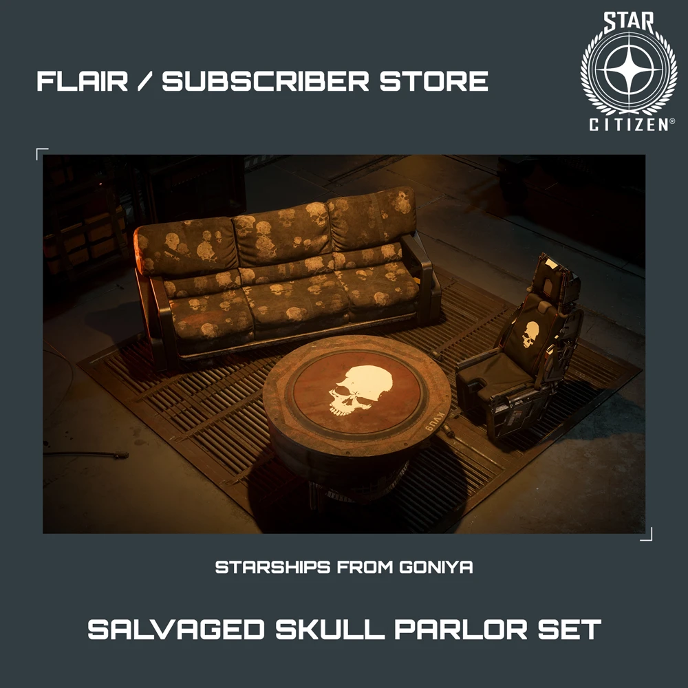 Salvaged Skull Parlor Set