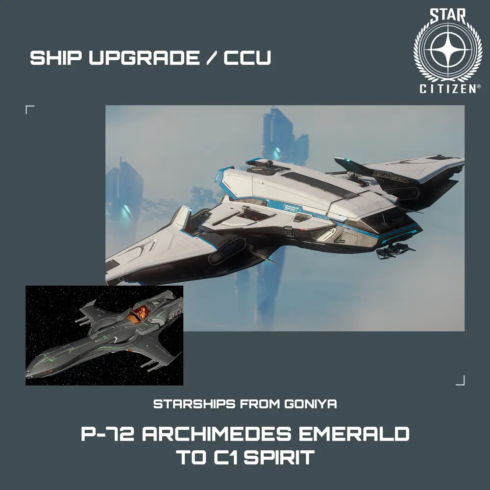 P-72 Archimedes Emerald to C1 Spirit