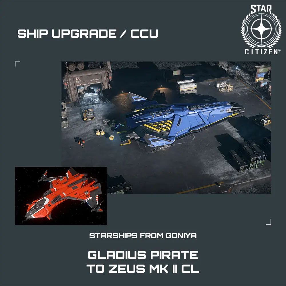 Gladius Pirate to Zeus MK II CL