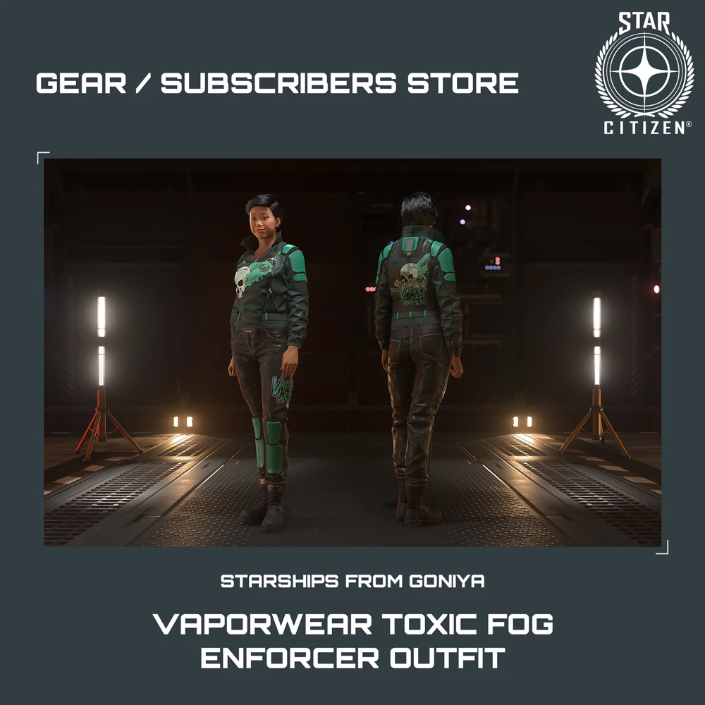Vaporwear Toxic Fog Enforcer Outfit