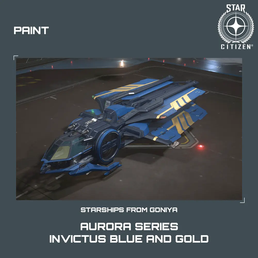 Aurora Series - Invictus Blue and Gold