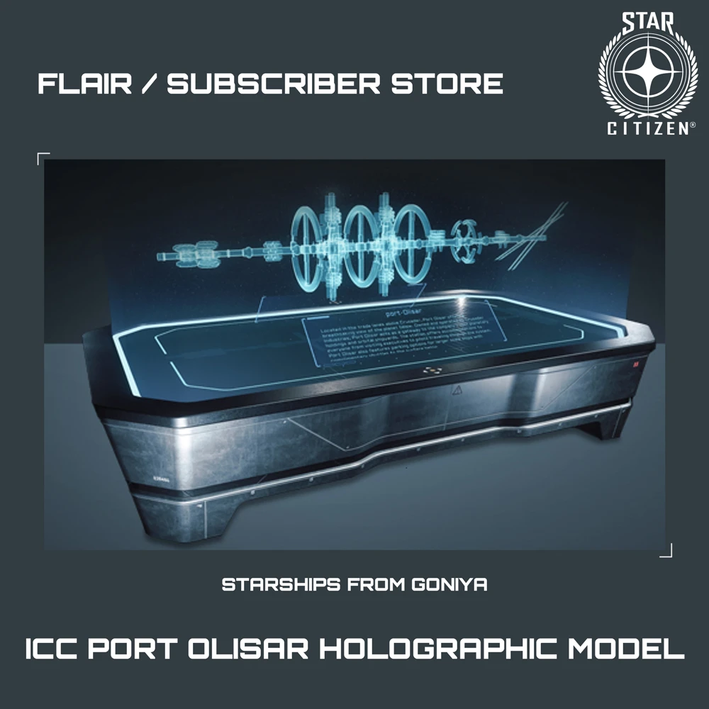 ICC Port Olisar Holographic Model