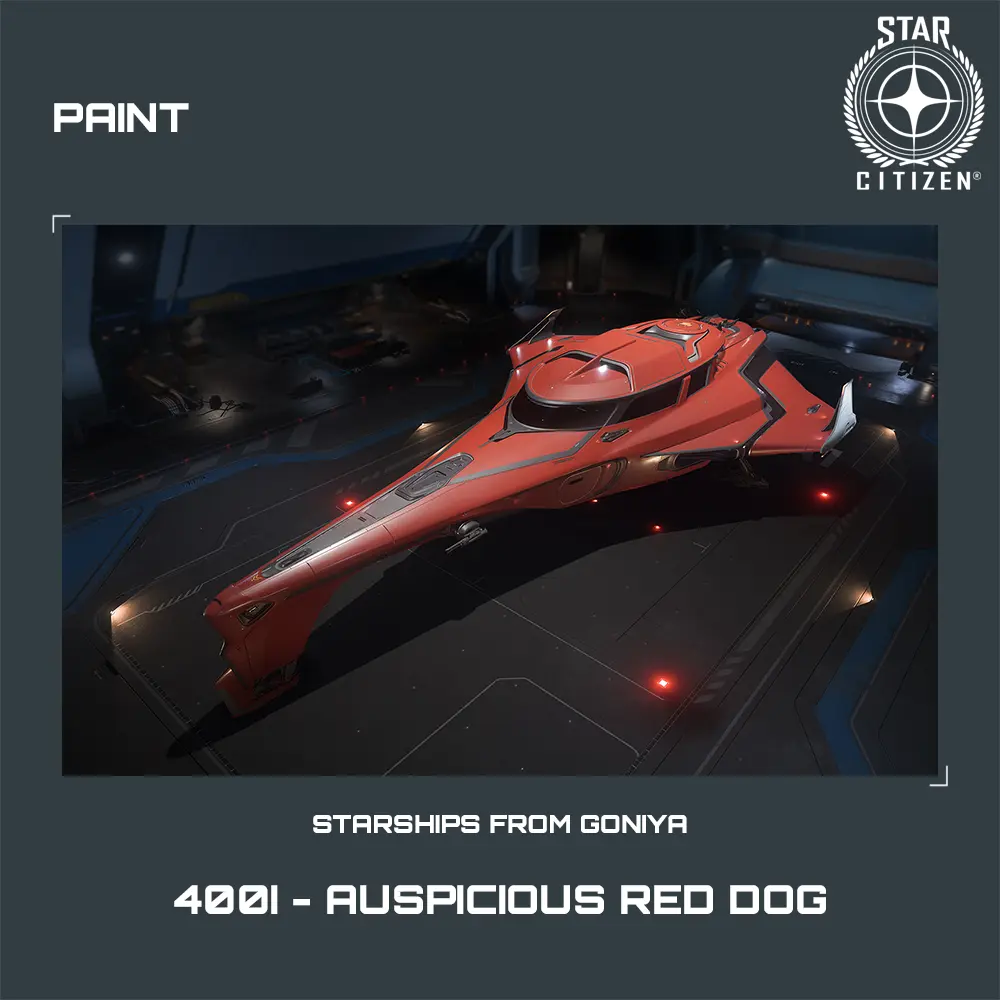 400i - Auspicious Red Dog