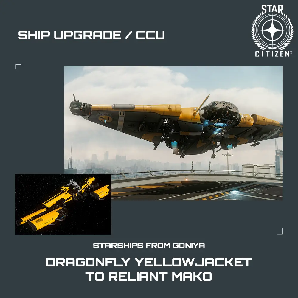 Dragonfly Yellowjacket to Reliant Mako
