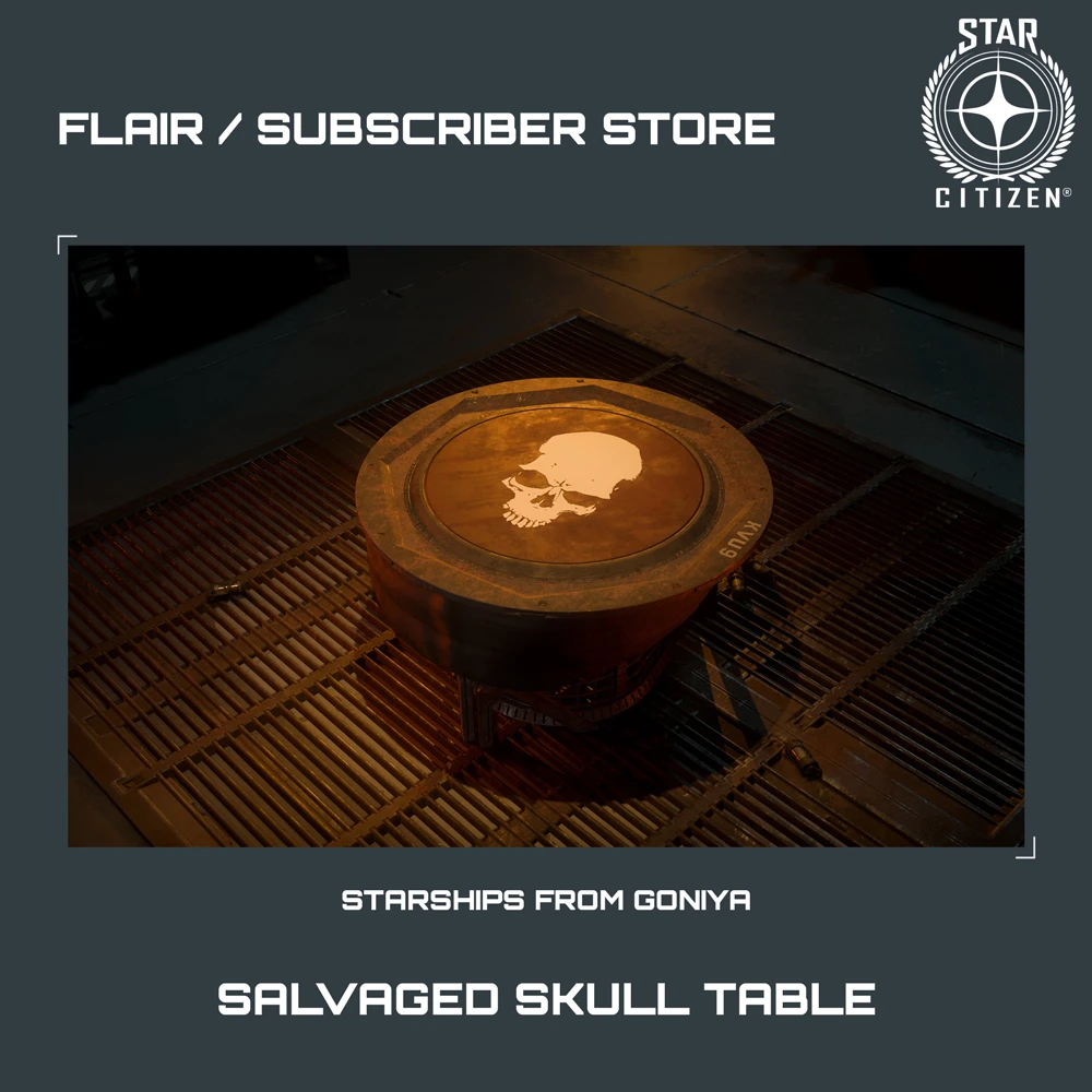 Salvaged Skull Table