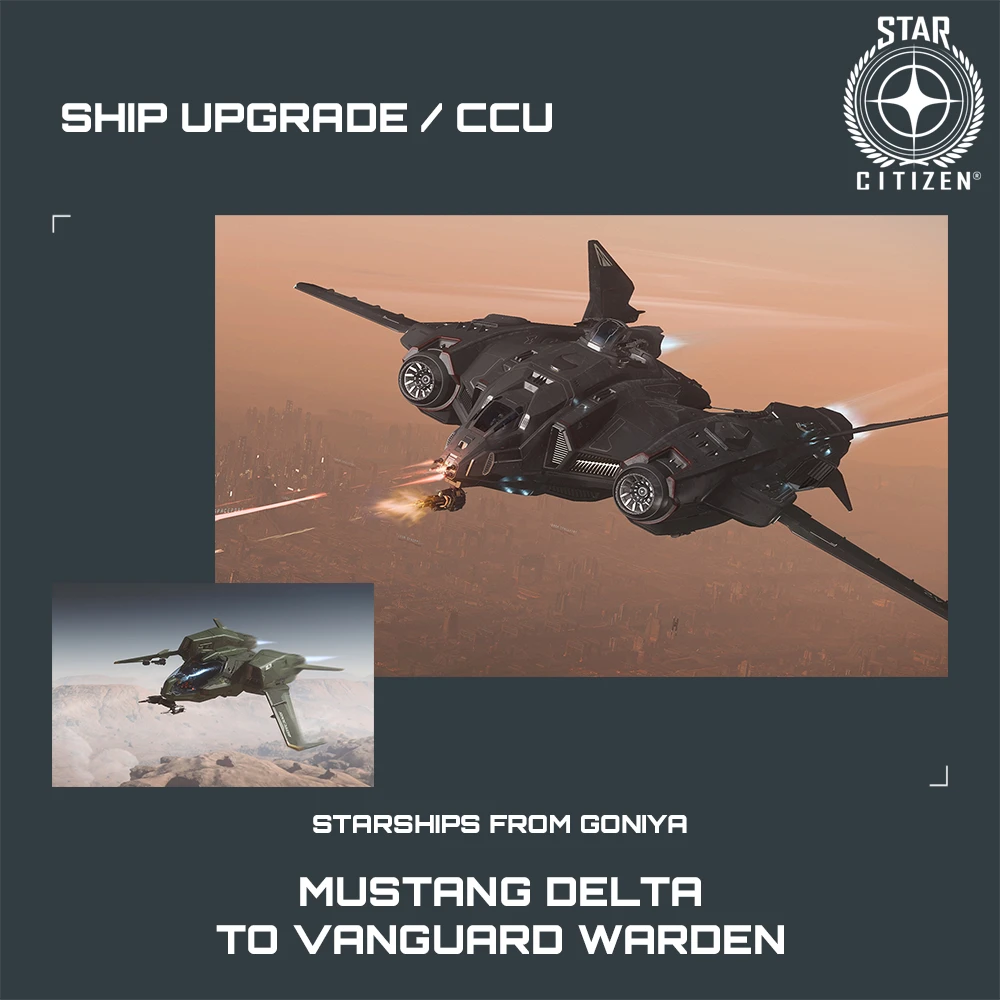 Mustang Delta to Vanguard Warden
