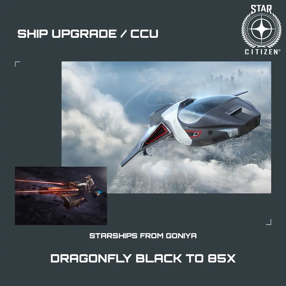 Dragonfly Black to 85x
