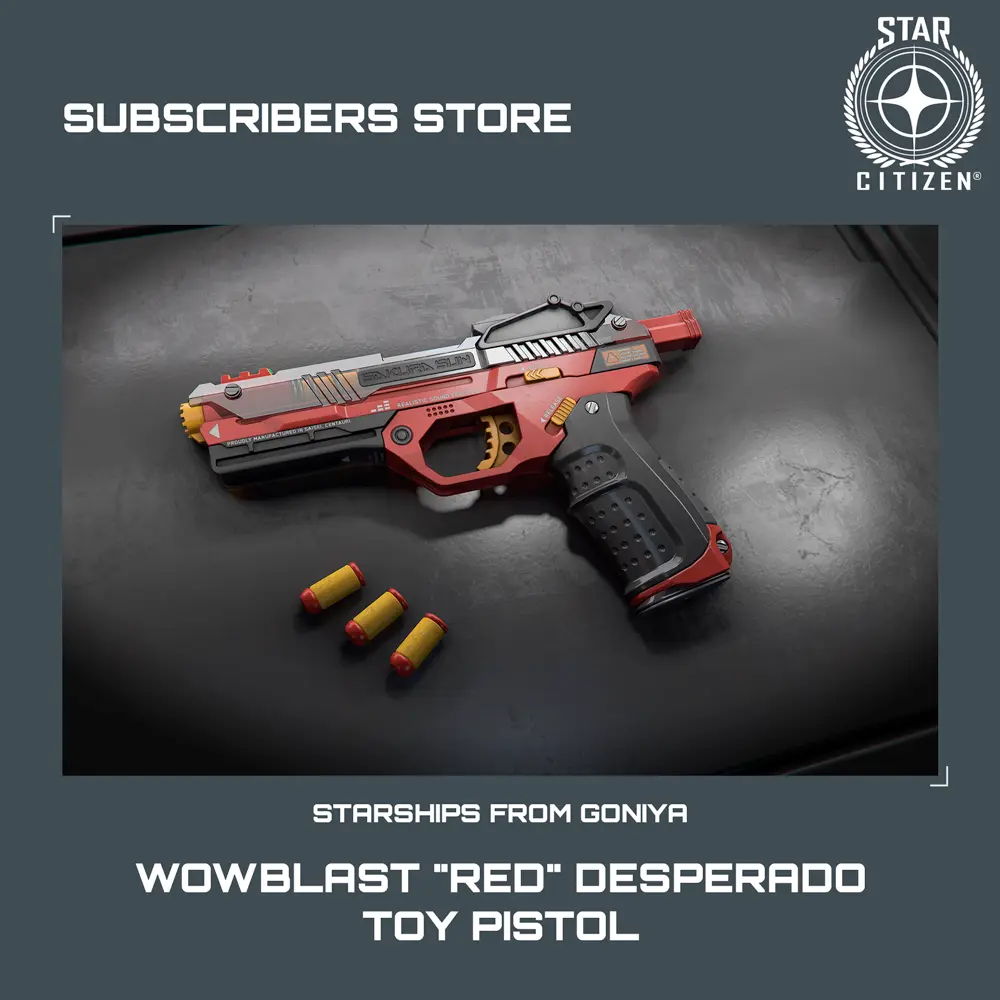WowBlast "Red" Desperado Toy Pistol