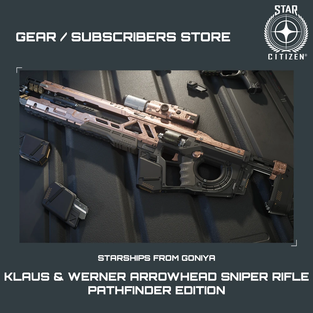 Klaus and Werner Arrowhead Sniper Rifle - Pathfinder edition