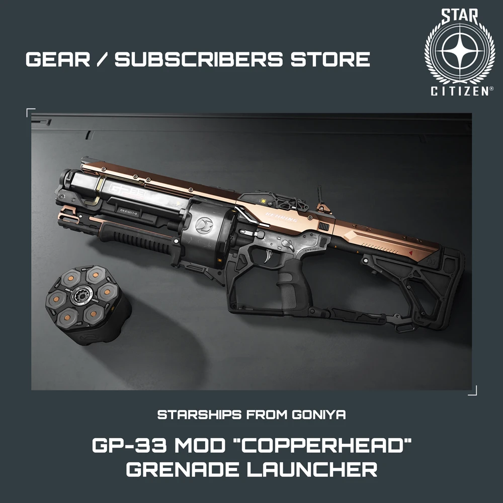 GP-33 MOD "Copperhead" Grenade Launcher