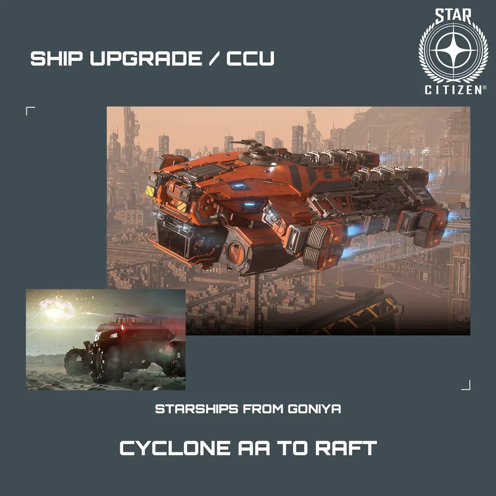 Cyclone AA to Raft