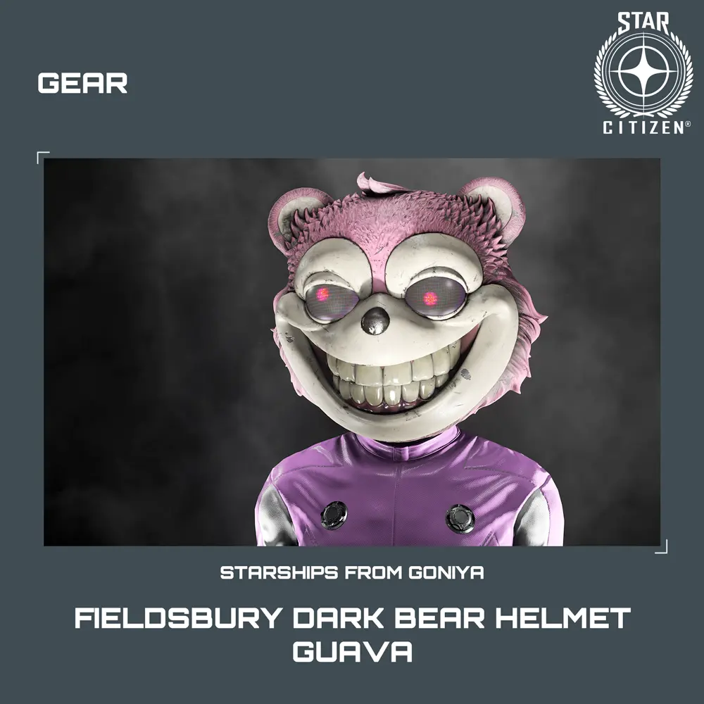 Fieldsbury Dark Bear Helmet – Guava