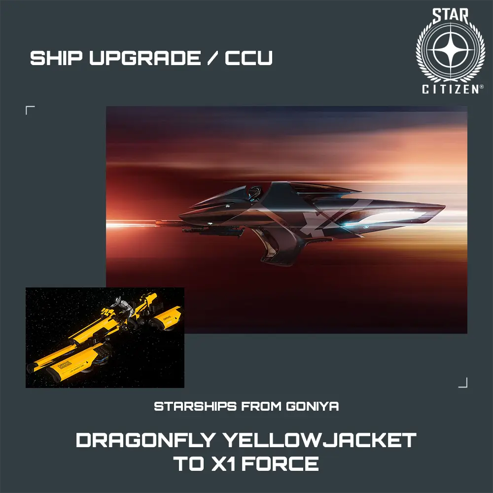 Dragonfly Yellowjacket to X1 Force