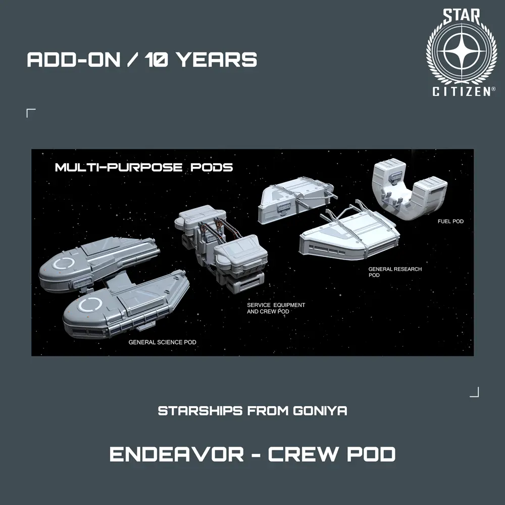 Endeavor - Crew Pod - 10 Years
