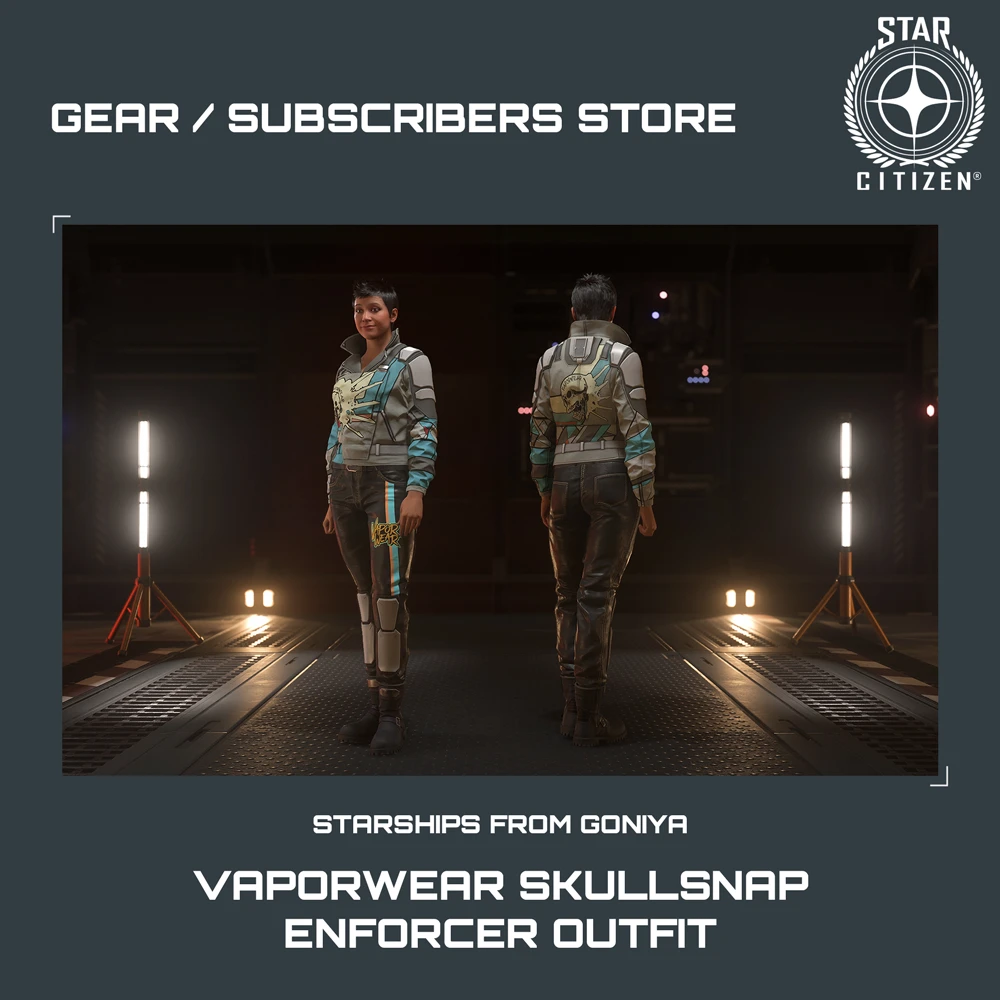 Vaporwear Skullsnap Enforcer Outfit