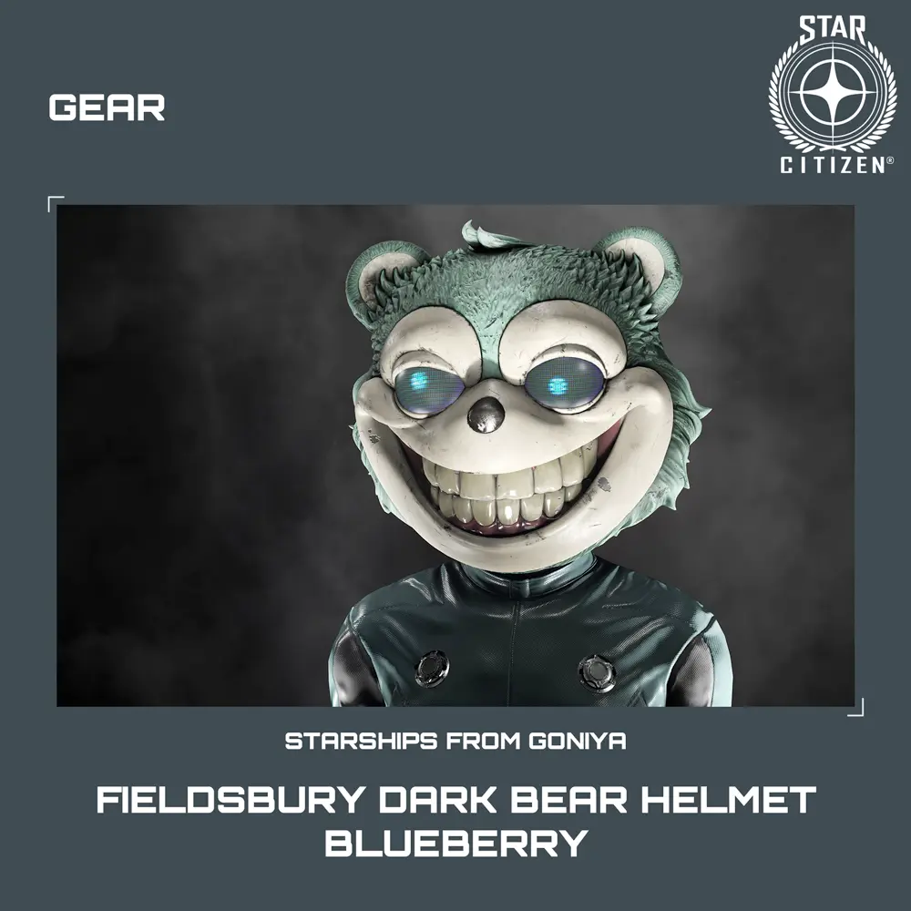 Fieldsbury Dark Bear Helmet – Blueberry