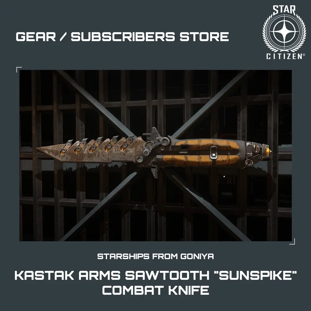 Kastak Arms Sawtooth "Sunspike" Combat Knife