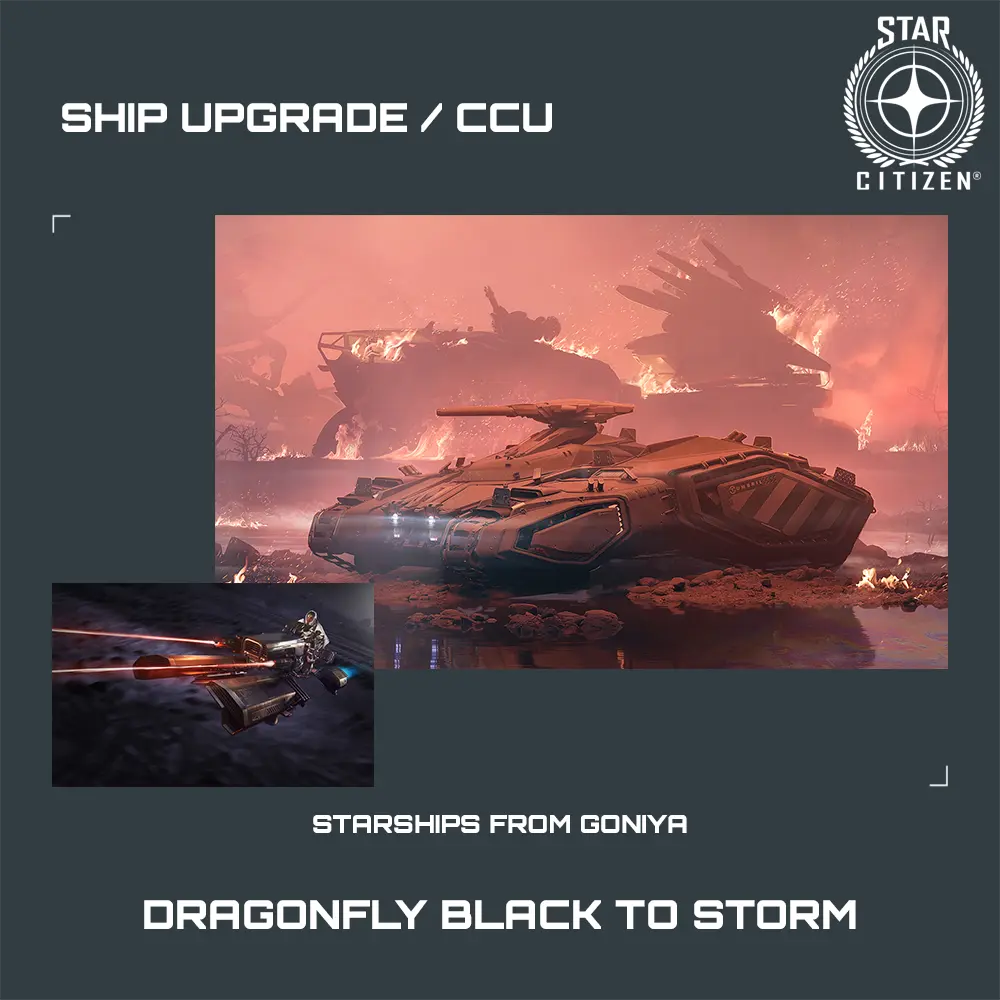Dragonfly Black to Storm