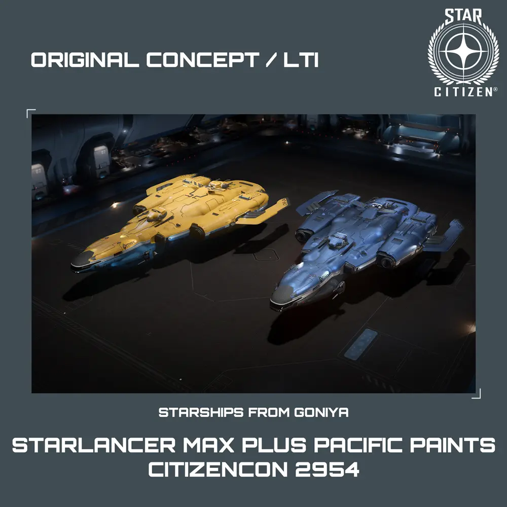 Starlancer MAX plus Pacific Paints - CitizenCon 2954 - LTI - Original Concept (O.C.)