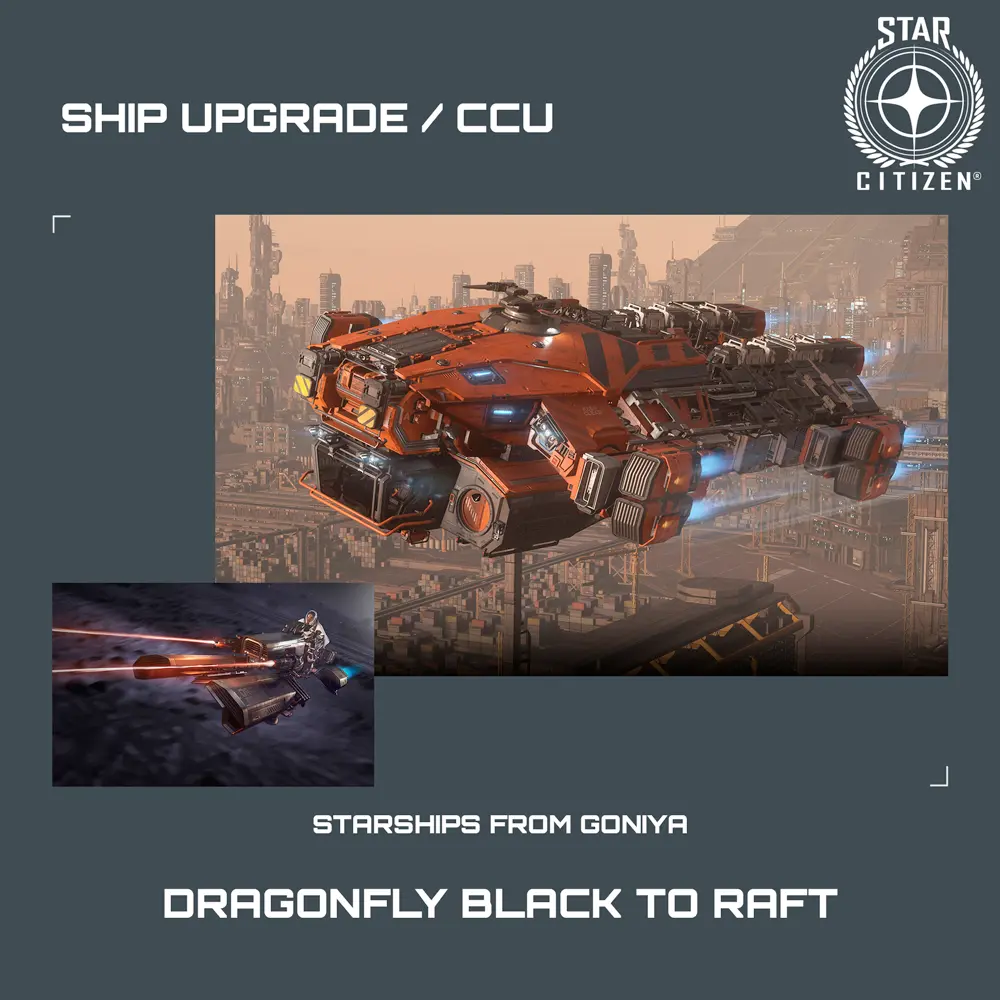 Dragonfly Black to Raft