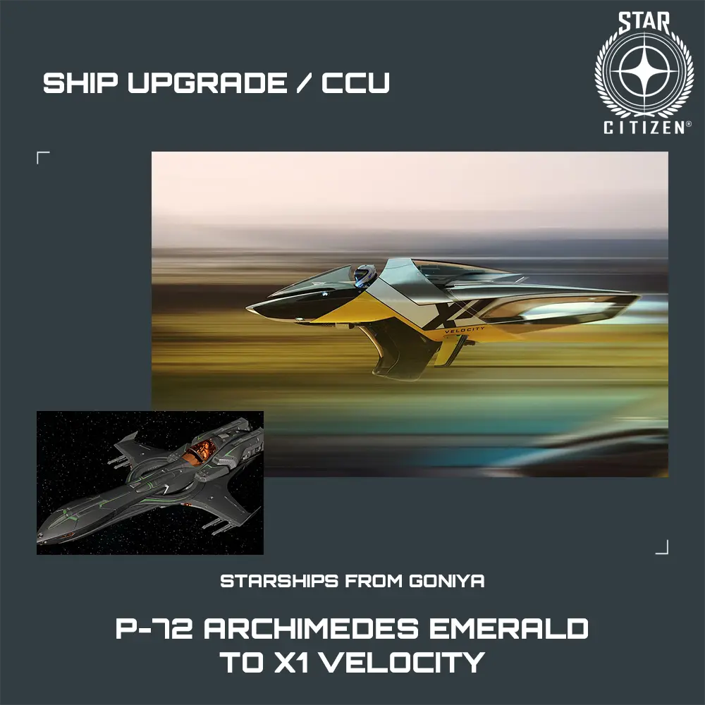P-72 Archimedes Emerald to X1 Velocity
